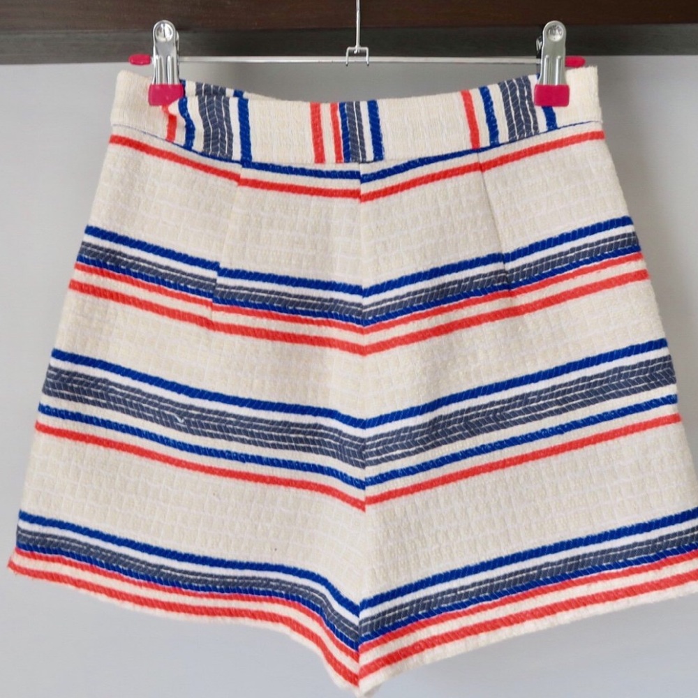 TOPSHOP High waist striped shorts - Picture 2 of 4